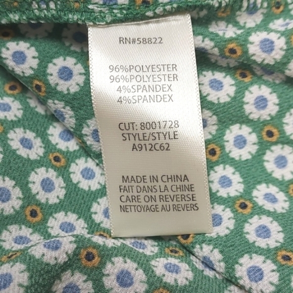 NEW Max Studio Dress Tunic Women Floral Boho Ruffle Long Balloon Sleeve XL - Picture 16 of 16